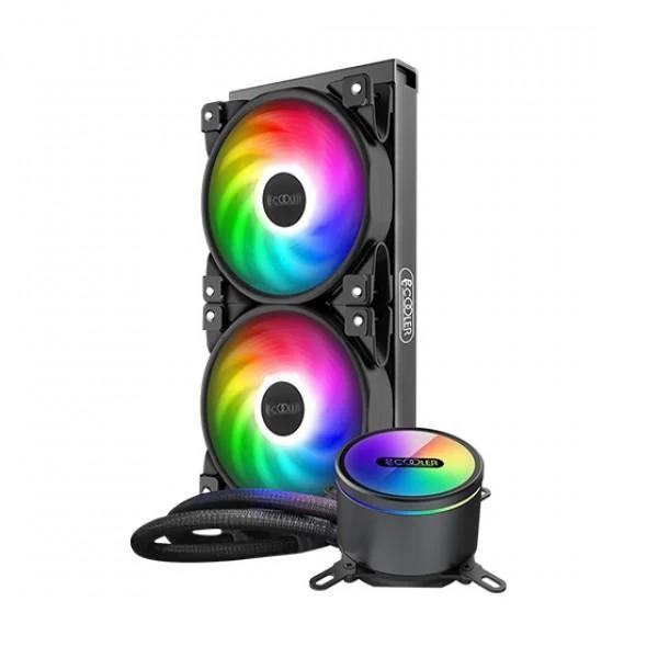 PC Cooler ARGB CPU AIO 240MM Liquid Cooler GI-CX240 - مبرد